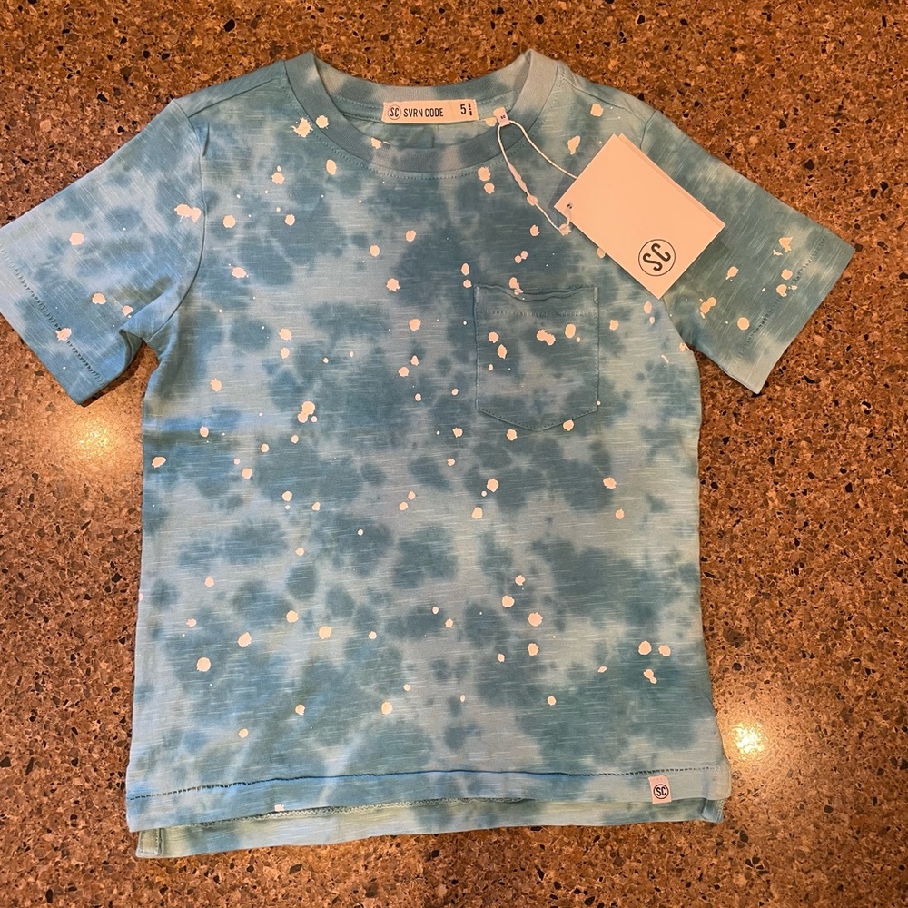 Sovereign Code Kids Aqua Tie-Dye Tee